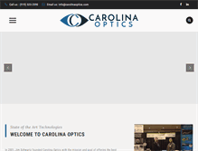 Tablet Screenshot of carolinaoptics.com